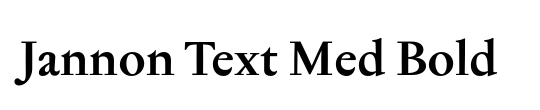 Jannon Text Med