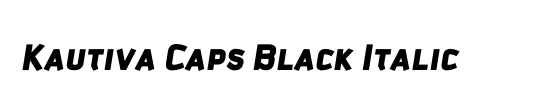 Kautiva Caps Black