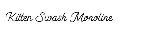 Kitten Swash Monoline