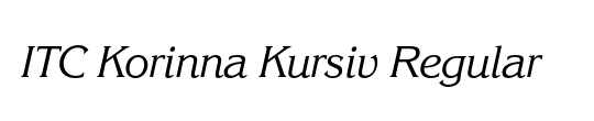 ITC Korinna