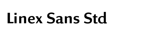 Linex Sans Std