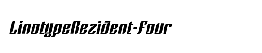 Linotype Rezident Four