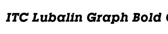 ITC Lubalin Graph
