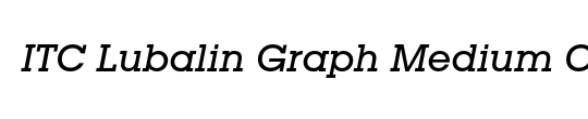 ITC Lubalin Graph