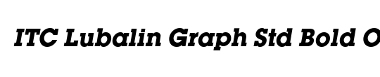 ITC Lubalin Graph Std