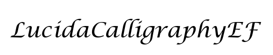 LucidaCalligraphyEF