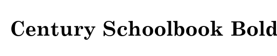 Century Schoolbook