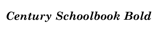 Century Schoolbook