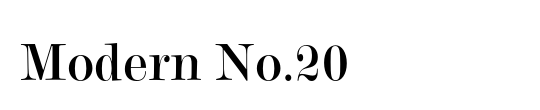 Modern No.20