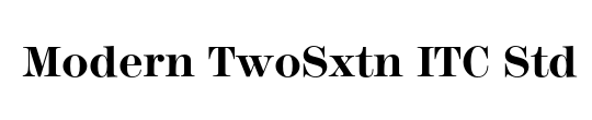 Modern TwoSxtn ITC Std