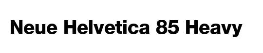 Neue Helvetica BQ