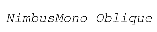 Nimbus Mono