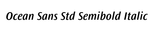 Ocean Sans Std