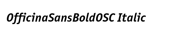 OfficinaSansBoldOSC