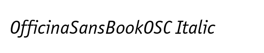 OfficinaSansBookOSC