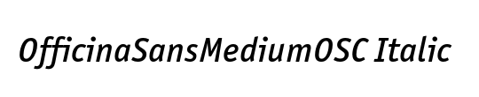 OfficinaSansMediumOSC