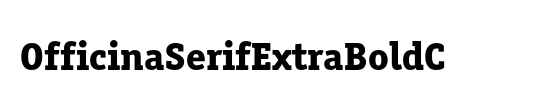 OfficinaSerifExtraBoldC