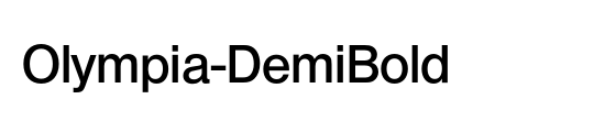 Olympia-DemiBold