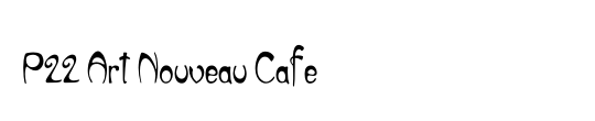P22 Art Nouveau Cafe