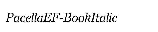 PacellaEF-BookItalic