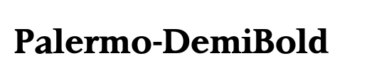 Palermo-DemiBold