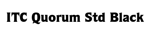 ITC Quorum Std