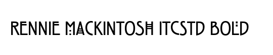 Rennie Mackintosh ITCStd
