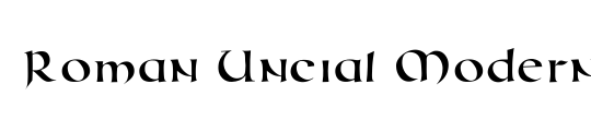 Roman Uncial Modern