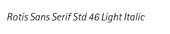 Rotis Sans Serif Std