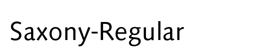 Saxony-Regular