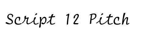 Script 12 Pitch