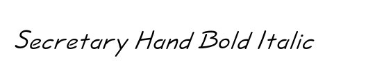 Secretary Hand