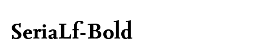 SeriaLf-Bold