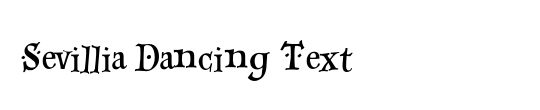 Sevillia Dancing Text
