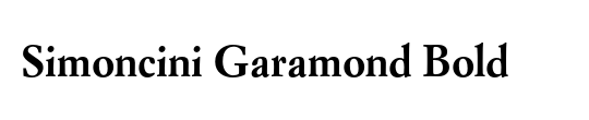 Simoncini Garamond
