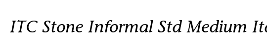 ITC Stone Informal Std