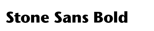 Stone Sans BQ