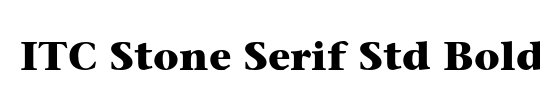 ITC Stone Serif Std