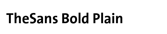 The Sans Bold-