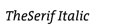 The Serif-