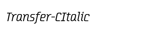 Transfer-CItalic