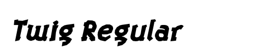Twig Black Oblique
