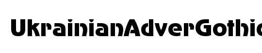 UkrainianAdverGothic