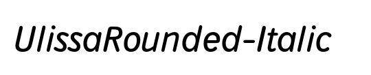 UlissaRounded