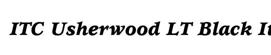 ITC Usherwood LT