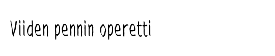Viiden pennin operetti