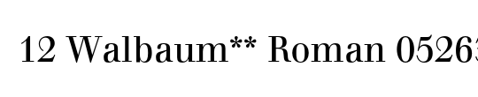 Walbaum