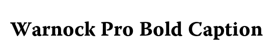 Warnock Pro