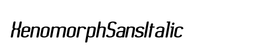 XenomorphSans
