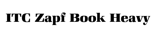 ITC Zapf Book
